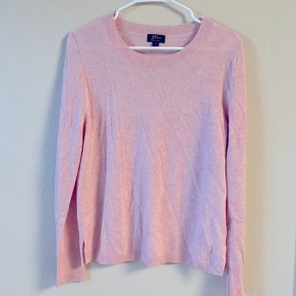J. Crew Sweaters - J.Crew 100% Cashmere Sweater, Blush pink Size M